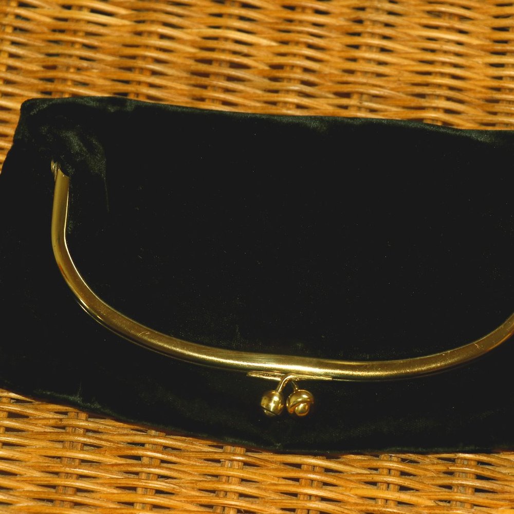 Black Velvet Evening Clutch